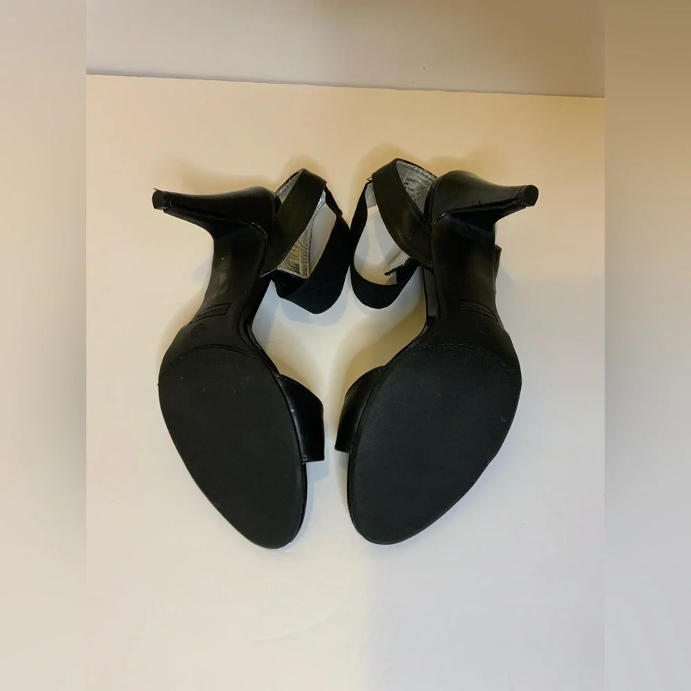 Coach and Four Black Heels